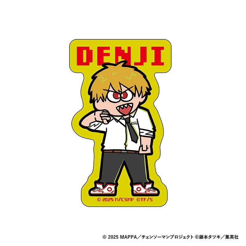 (Goods - Sticker) Chainsaw Man – The Movie: Reze Arc Retro GAME Die-cut Sticker Denji