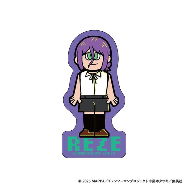 (紫)レゼボムデッキ 調整パーツ付き チェンソーマン Goods - Sticker) Chainsaw Man – The Movie: Reze Arc Retro GAME Die-cu