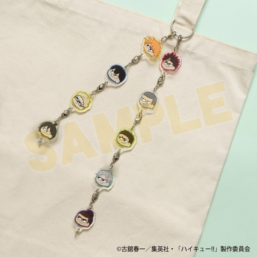 [Haikyu!!] Jirori Tsunagaru Acrylic Charm - Karasuno ver. (Blind Box -Single)