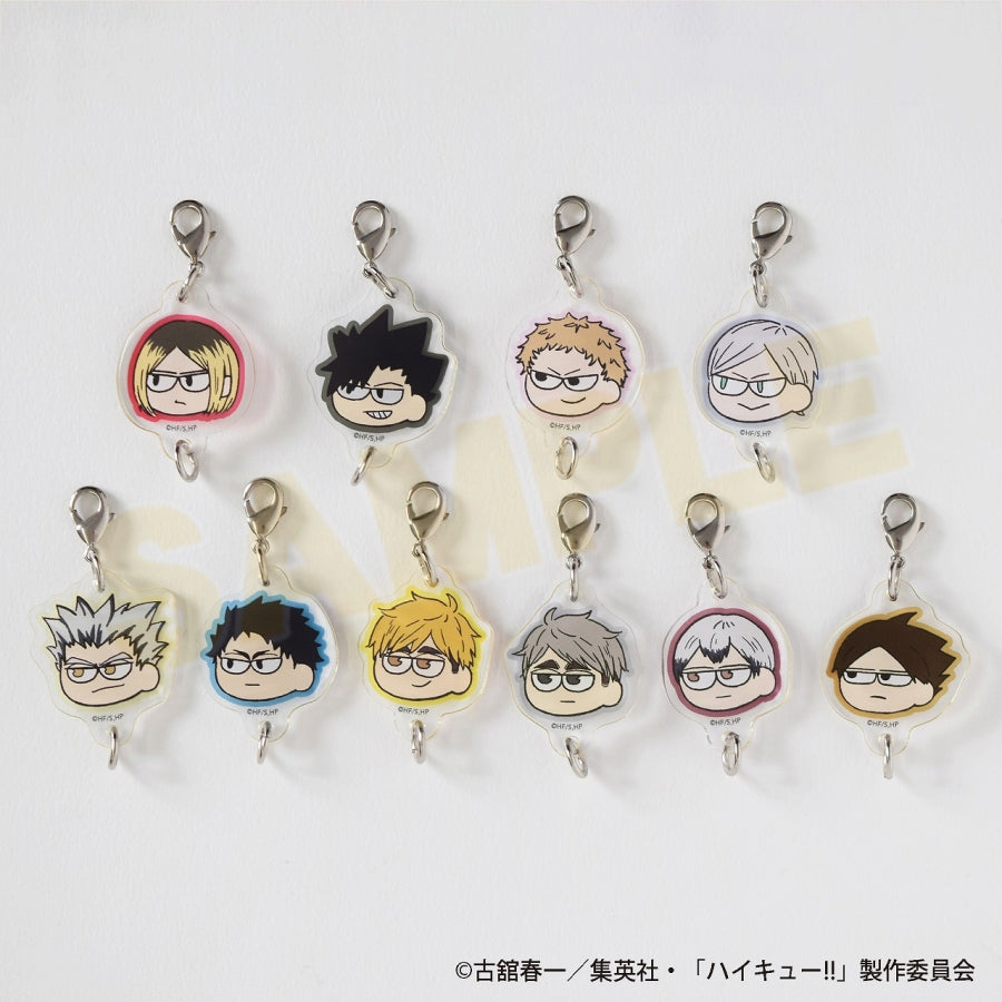 [Haikyu!!] Jirori Tsunagaru Acrylic Charm - Spring Tournament ver. (Blind Box -Single)
