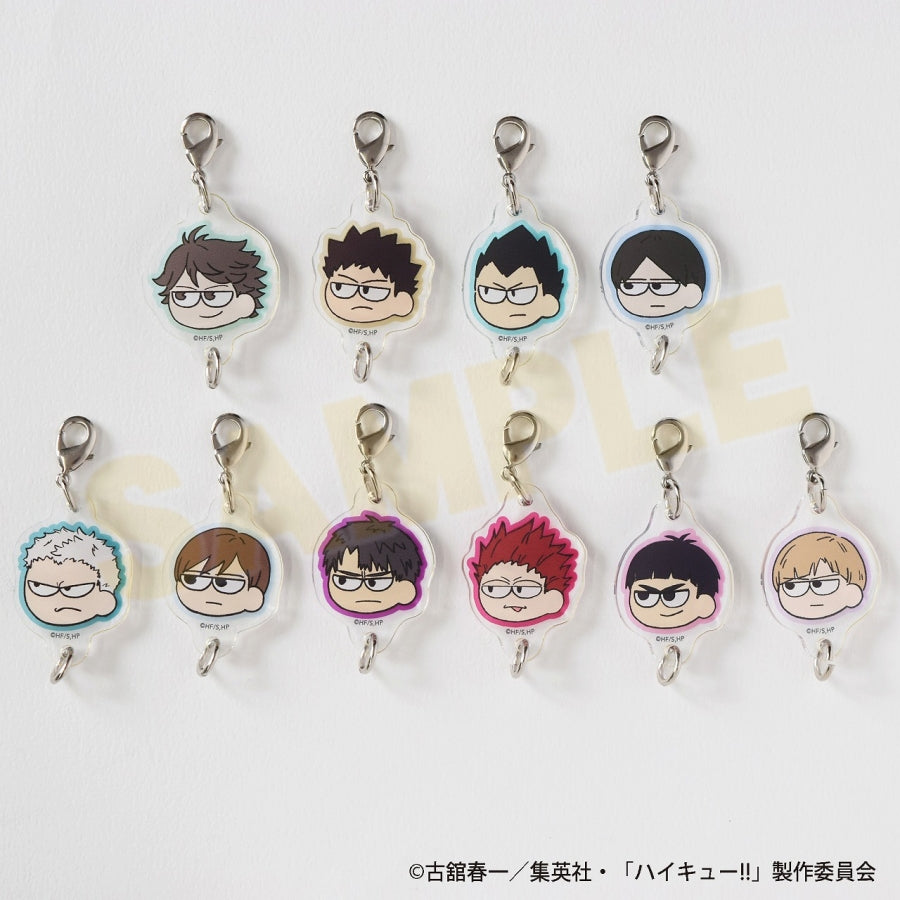 [Haikyu!!] Jirori Tsunagaru Acrylic Charm - Sendai ver. (Blind Box -Single)