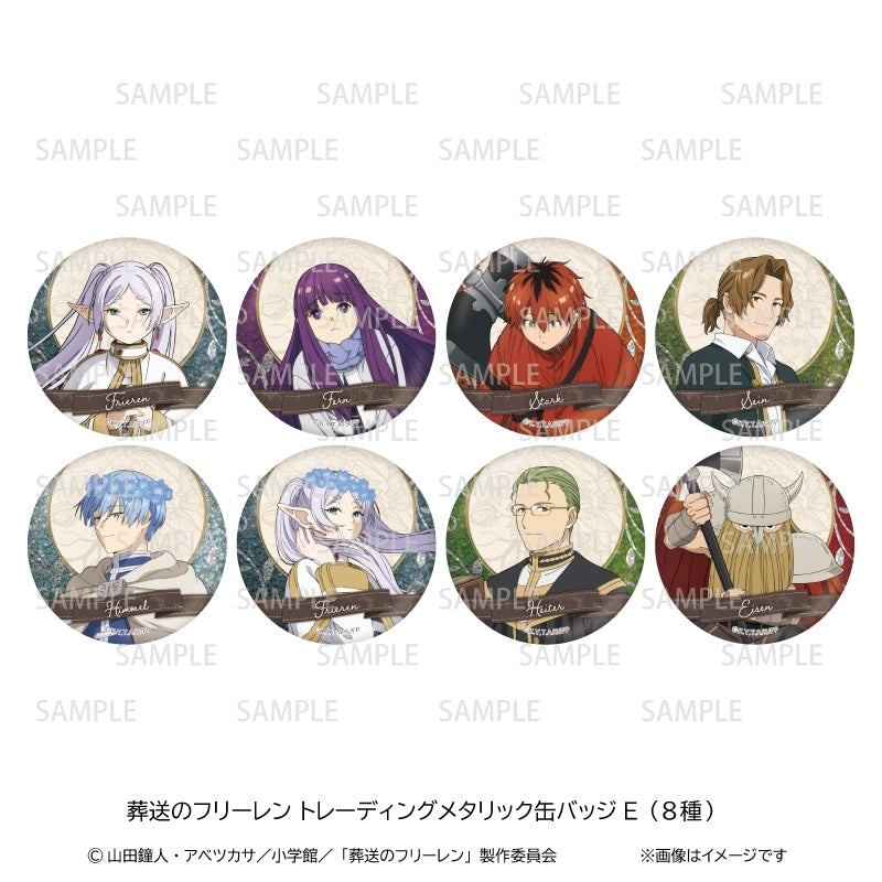 (Goods - Badge) Frieren: Beyond Journey's End Trading Metallic Button Badge E (8 Types)(Blind Box -Single)