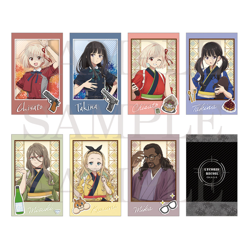 (Goods - Card) Lycoris Recoil Photo-style Card Collection (7 designs in total) (Blind Box -Single)