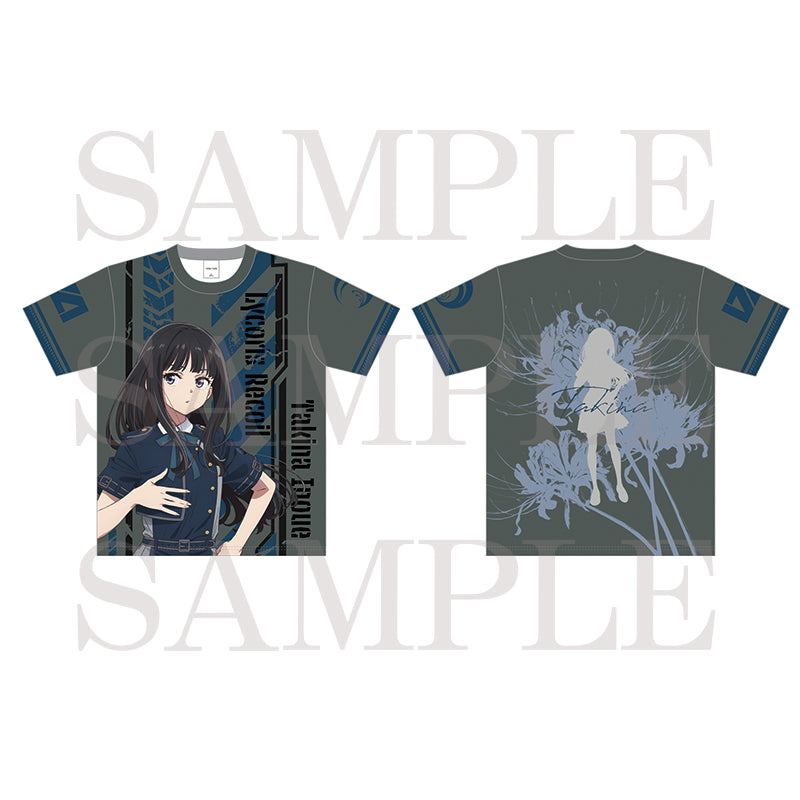 (Goods - Apparel) Lycoris Recoil Full-print T-shirt Takina Inoue