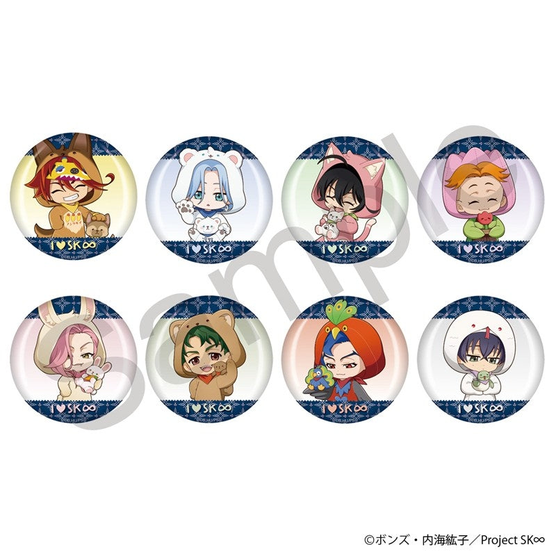 (1BOX=8)(Goods - Badge) Original TV Anime - SK8 the Infinity Trading Button Badge mini STORE ver. (8 Types)(Blind Box -Single)