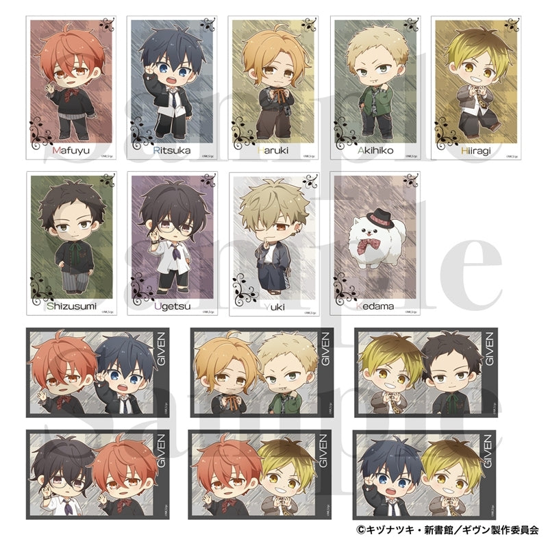 (Goods - Bromide) Given Movie 3: To the Sea Trading Mini Bromide (RIBBON & TIE)(Blind Box -Single)
