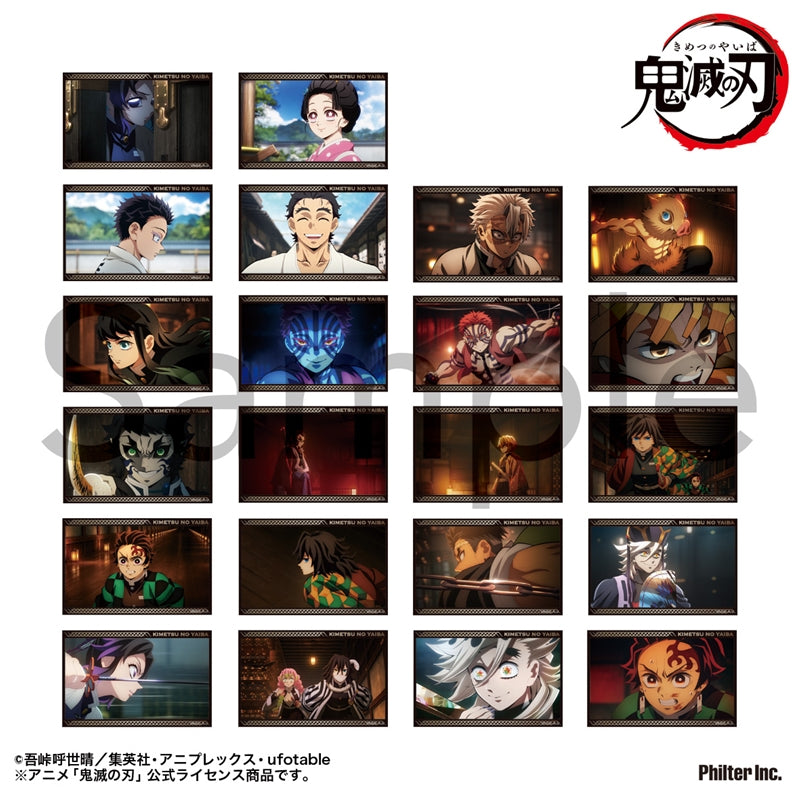 (1BOX=11)(Goods - Bromide) TV Anime Demon Slayer: Kimetsu no Yaiba Trading Mini Bromide 22 Types Set of 2 Infinity Castle(Blind Box -Single)