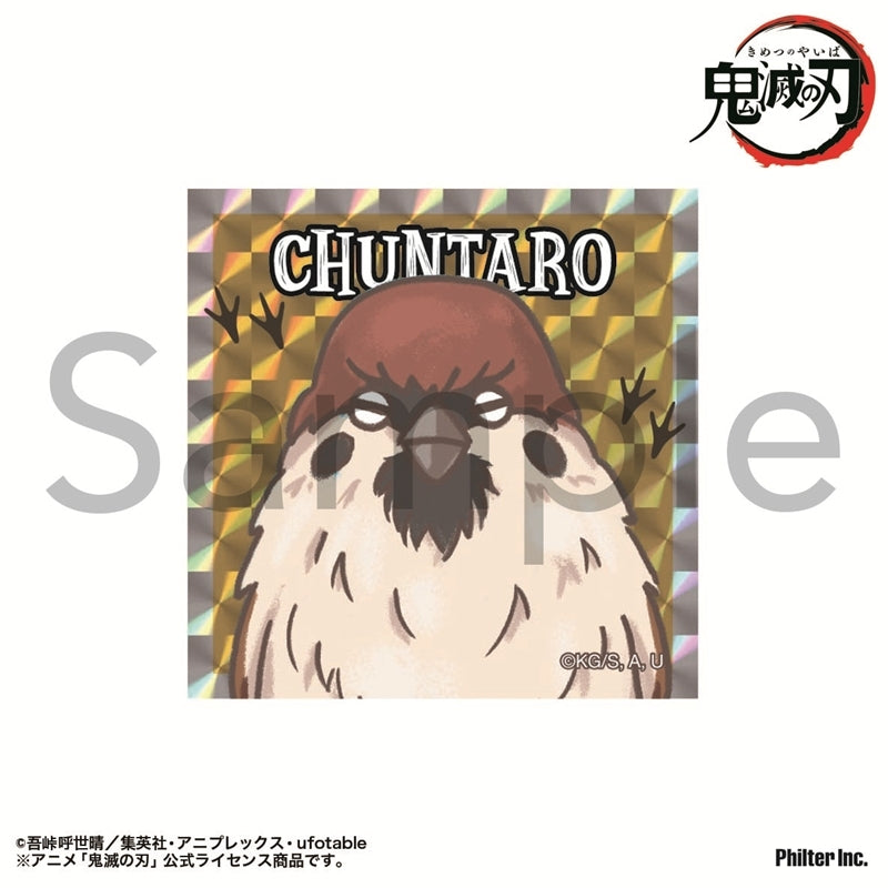 (Goods - Sticker) Demon Slayer: Kimetsu no Yaiba Anime Kirakira Sparkle Sticker Chuntaro