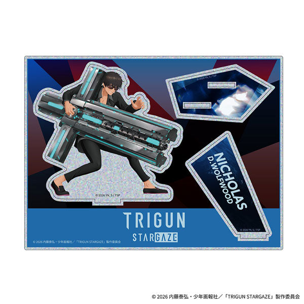 (Goods - Acrylic Stand) TRIGUN STARGAZE Glitter Acrylic Stand - Nicholas D. Wolfwood