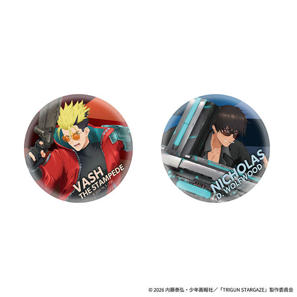 (Goods - Badge) TRIGUN STARGAZE Metallic Button Badge Set