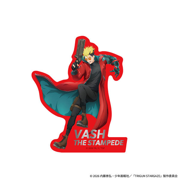 (Goods - Sticker) TRIGUN STARGAZE Foil Embossed Die-cut Sticker - Vash the Stampede