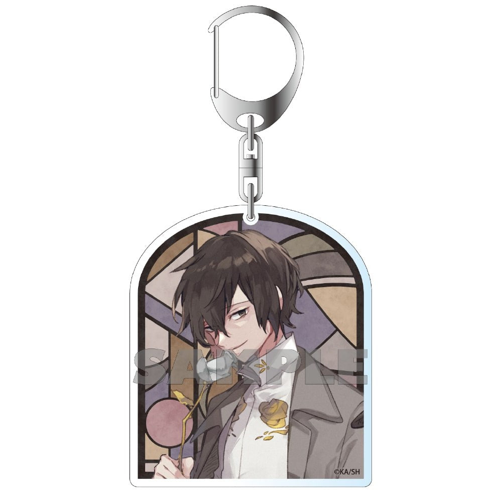 (Goods - Keychain) 【Resale】文豪ストレイドッグス Sango Harukawa Illustration Acrylic Keychain - Dazai Osamu