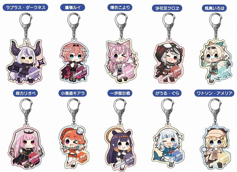 (Goods - Key Chain) hololive CITY'24 Aurora Acrylic Key Chain D BOX (Blind Box -Single)
