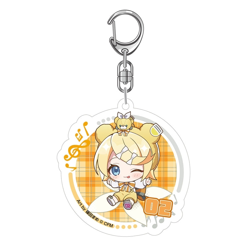 (Goods - Keychain) Piapro Characters Petite Fleur Acrylic Keychain (Kagamine Rin)
