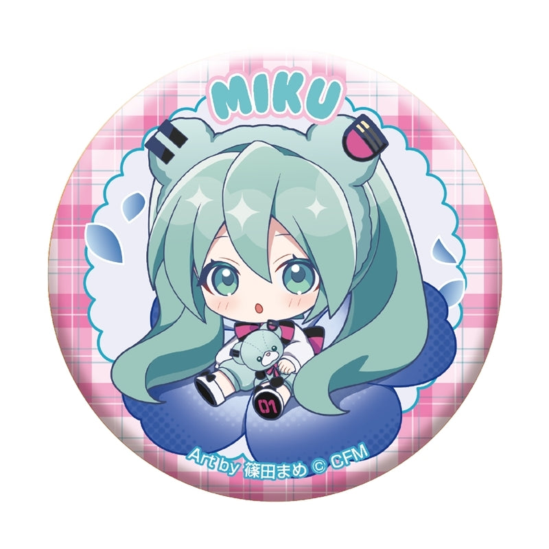 (Goods - Badge) Piapro Characters Petite Fleur Trading Glitter Button Badge (Blind Box -Single)