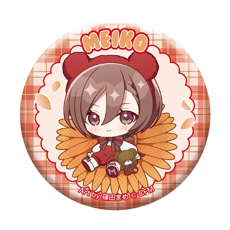 (Goods - Badge) Piapro Characters Petite Fleur Trading Glitter Button Badge (Blind Box -Single)