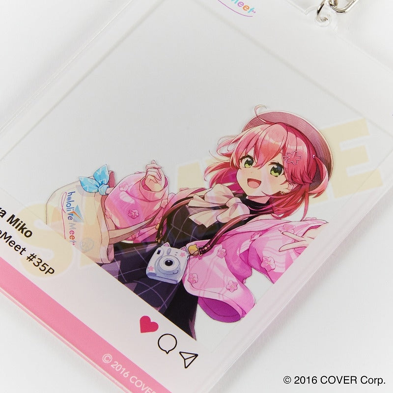 [hololive] Meet SNS Style Acrylic Keychain Sakura Miko