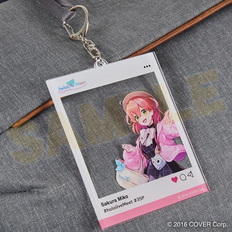 [hololive] Meet SNS Style Acrylic Keychain Sakura Miko