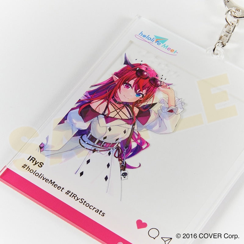 [hololive] Meet SNS Style Acrylic Keychain IRyS