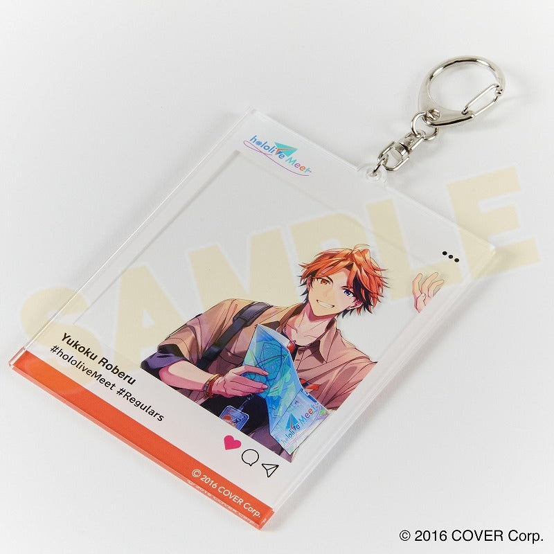 [hololive] Meet SNS Style Acrylic Keychain Roberu Yukoku