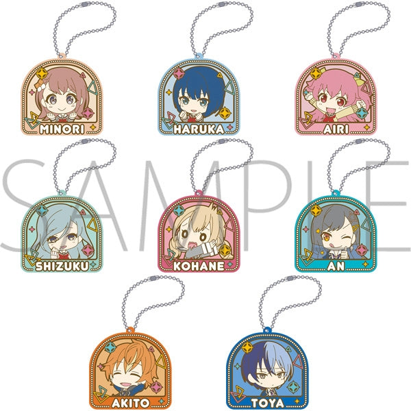 [Hatsune Miku: Colorful Stage!] Rubber Keychain Collection / Stamp Ver. B (Blind Box -Single)