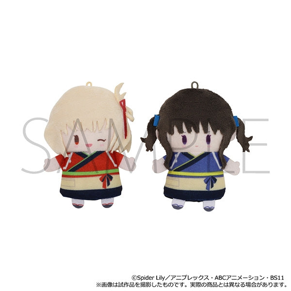[Lycoris Recoil] Finger Mascot PUPPELA Plush Set Chisato Nishikigi & Takina Inoue (Cafe LycoReco Ver.)