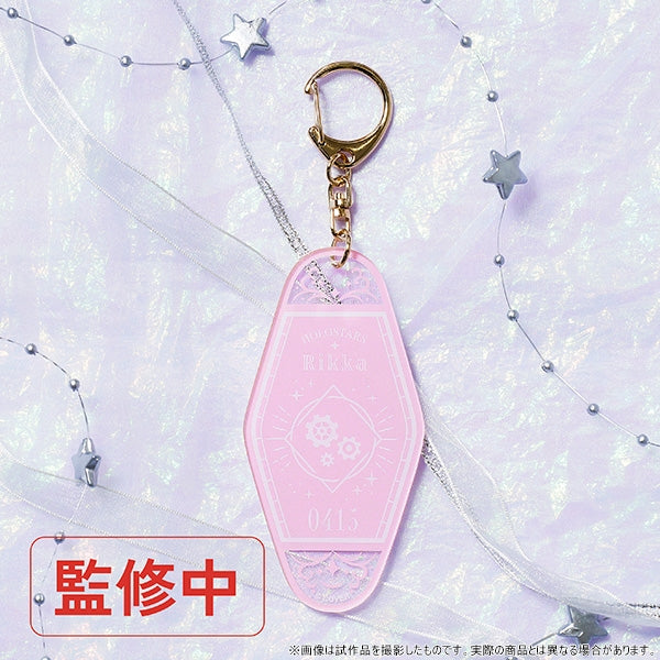 [hololive] Holostars Motel Style Acrylic Keychain / Rikka
