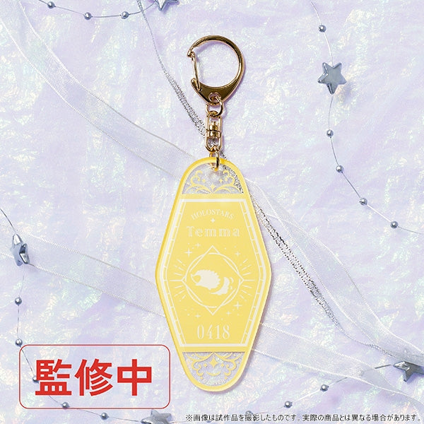 [hololive] Holostars Motel Style Acrylic Keychain / Kishido Temma