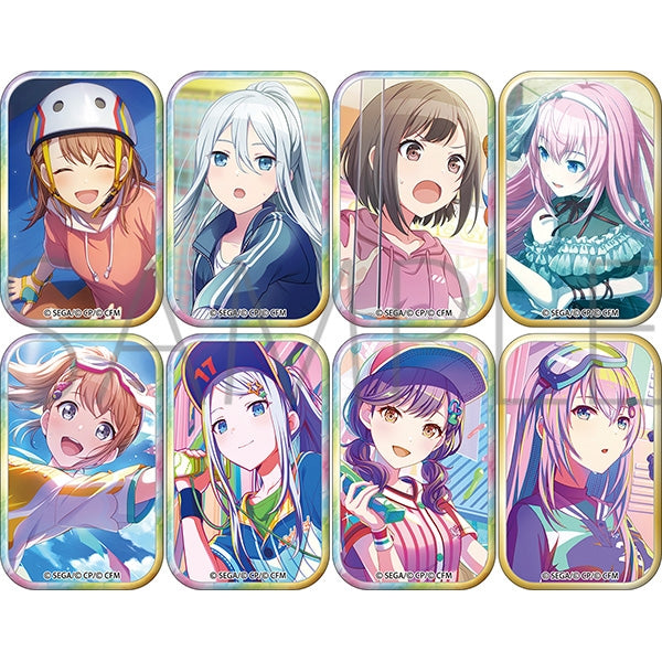 [Hatsune Miku: Colorful Stage!] Square Badge Collection / vol. 24 A (Blind Box -Single)