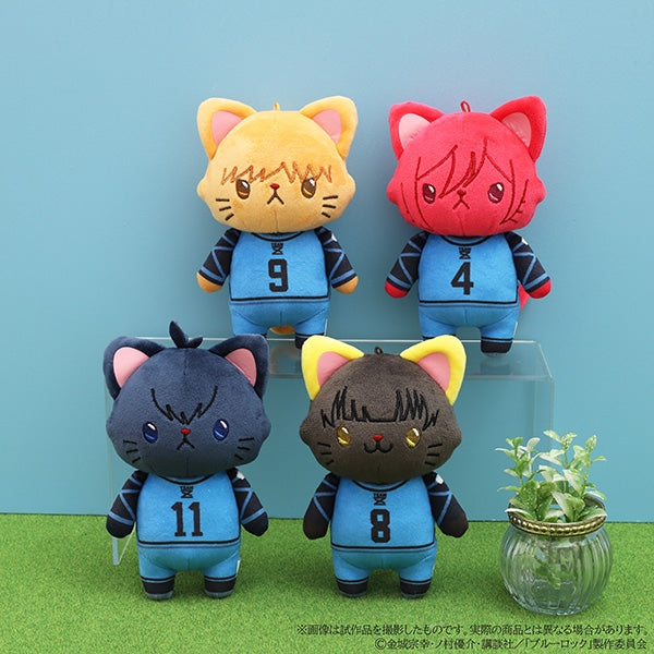 [Blue Lock] withCAT Plush Keychain With Eye Mask / Meguru Bachira