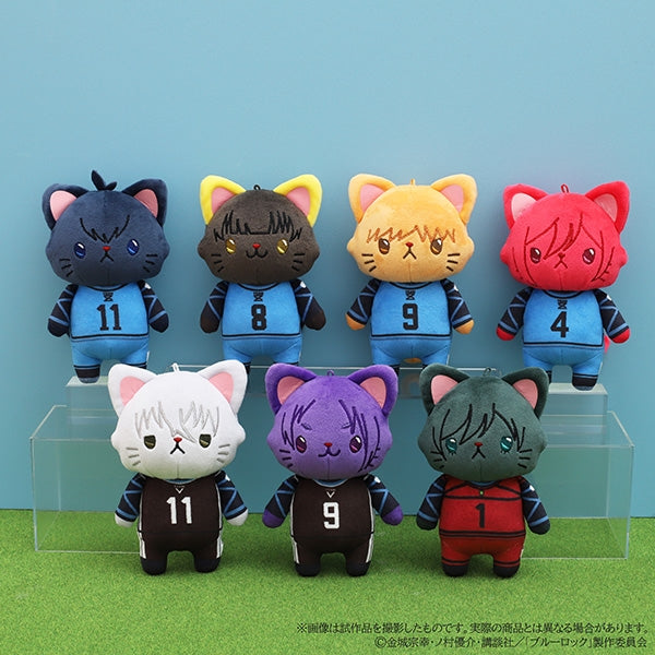 [Blue Lock] withCAT Plush Keychain With Eye Mask / Meguru Bachira