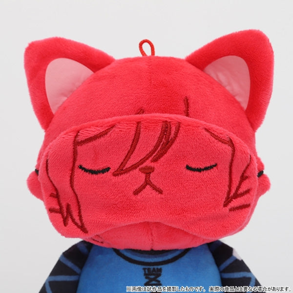 [Blue Lock] withCAT Plush Keychain With Eye Mask / Hyoma Chigiri