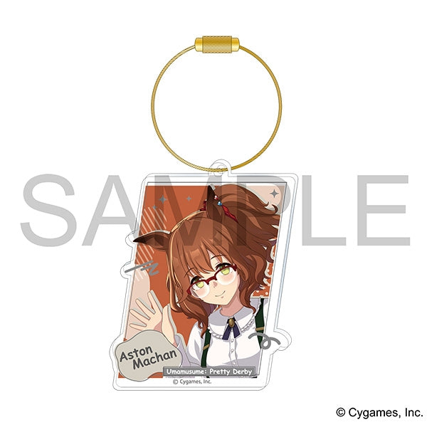 [Uma Musume] Acrylic Keychain / Aston Machan (Casual Outfit)