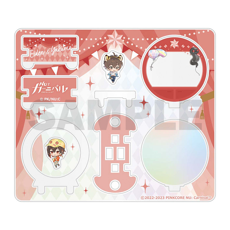 (Goods - Acrylic Stand) [Nu: Carnival] Connectable Acrylic Stand - Eiden & Yakumo