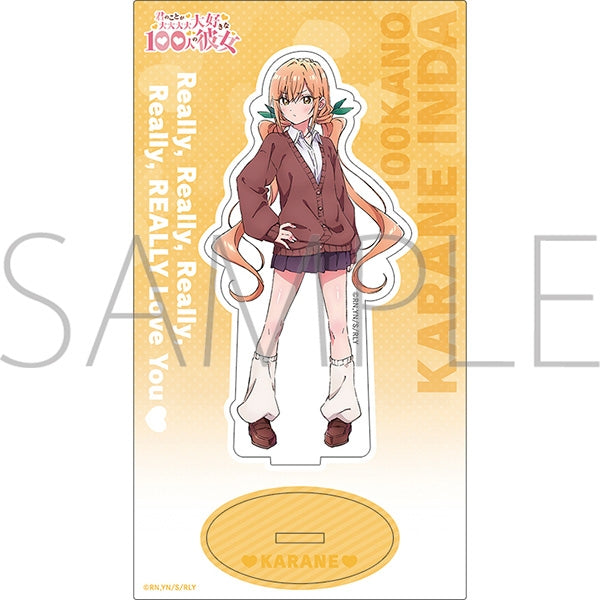 (Goods - Acrylic Stand) [The 100 Girlfriends Who Really, Really, Really, Really, Really Love You] Acrylic Stand /Karane Inda