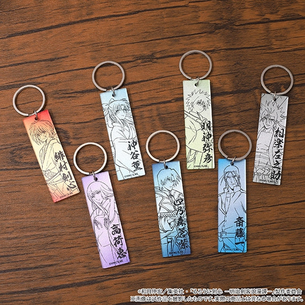 [Rurouni Kenshin] Metal Acrylic Keychain Saito Hajime