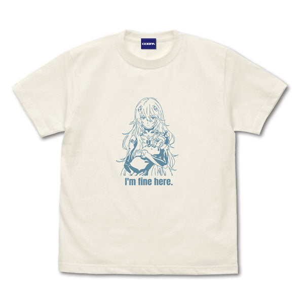 [Evangelion] Rei Ayanami T-Shirt Long Hair Ver. VANILLA WHITE-L