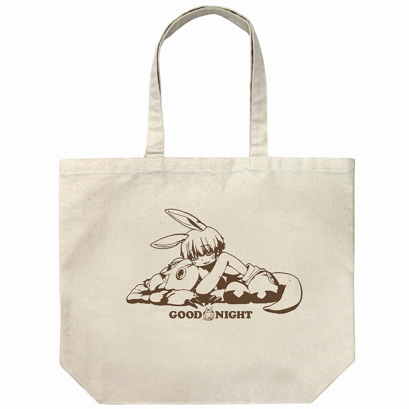 [Made in Abyss] The Golden City of the Scorching Sun Large Tote feat. Exclusive Art Nanachi Good Night / NATURAL