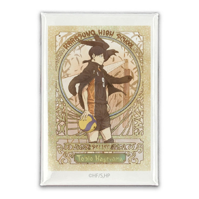 (Goods - Badge) Haikyu!! Tobio Kageyama Square Button Badge Flying Ver.