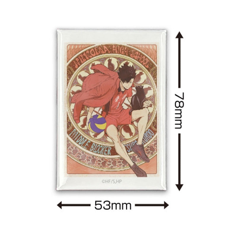 (Goods - Badge) Haikyu!! Tetsuro Kuroo Square Button Badge Flying Ver.