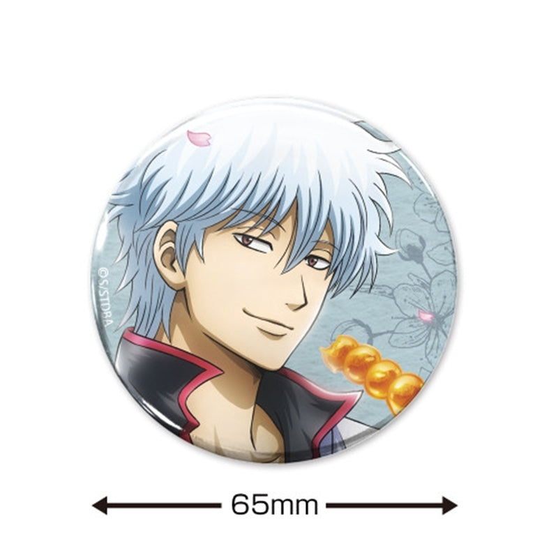 (Goods - Badge) Gintama feat. Exclusive Art Gintoki Sakata 65mm Button Badge View Through a Small Window Ver.