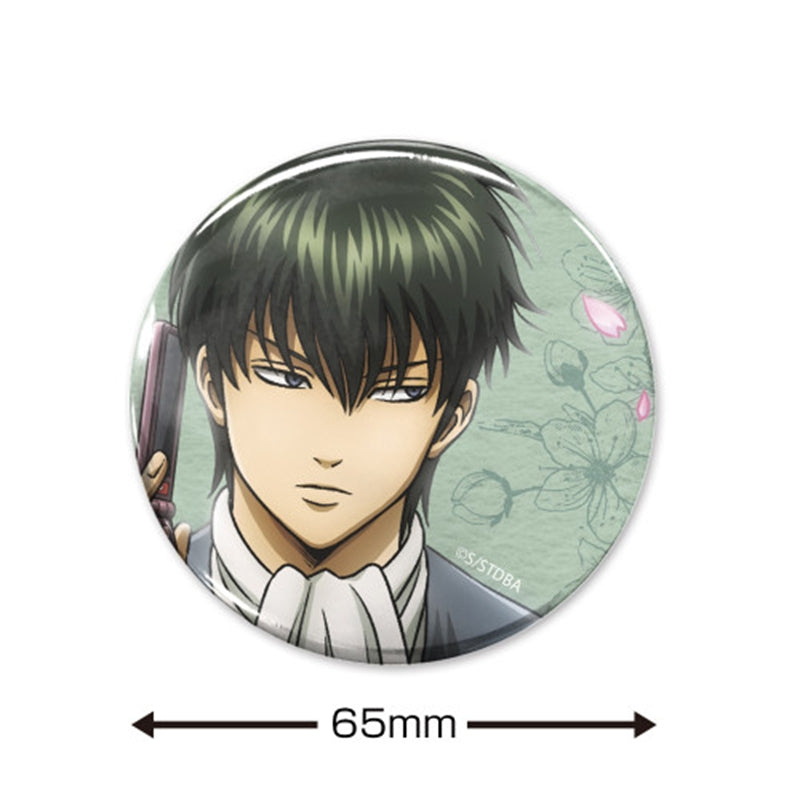(Goods - Badge) Gintama feat. Exclusive Art Toshiro Hijikata 65mm Button Badge View Through a Small Window Ver.
