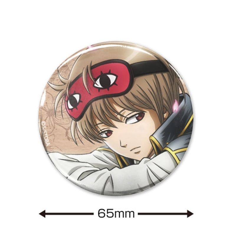 (Goods - Badge) Gintama feat. Exclusive Art Sougo Okita 65mm Button Badge View Through a Small Window Ver.