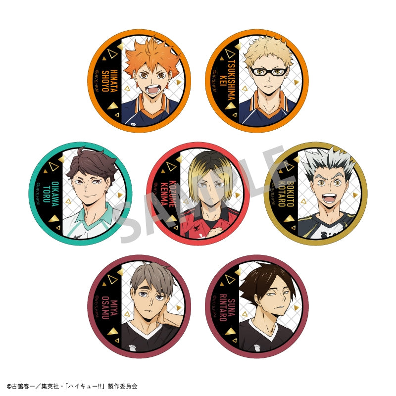 [Haikyu!!] Trading Foil Embossed Button Badge A (Blind Box -Single)