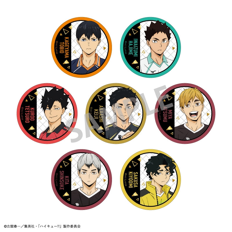 [Haikyu!!] Trading Foil Embossed Button Badge B (Blind Box -Single)