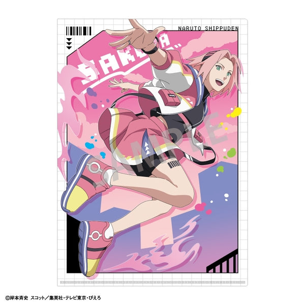 Goods - Clear File) NARUTO Shippuden A4 Single Clear File Sakura Haru