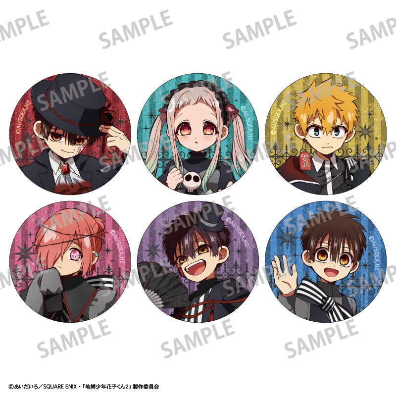 (Goods - Badge) Toilet-bound Hanako-kun Gothic Trading Glitter Can Badge (Blind Box -Single)