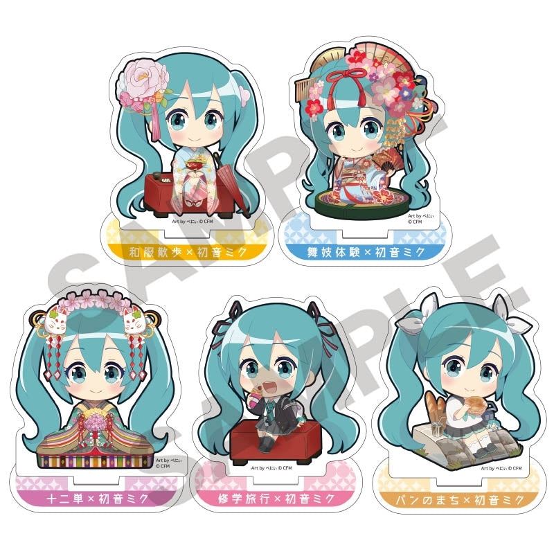 (Goods - Acrylic Stand) [Vocaloid] Hatsune Miku  Acrylic Stand Kyoto (Blind Box -Single)