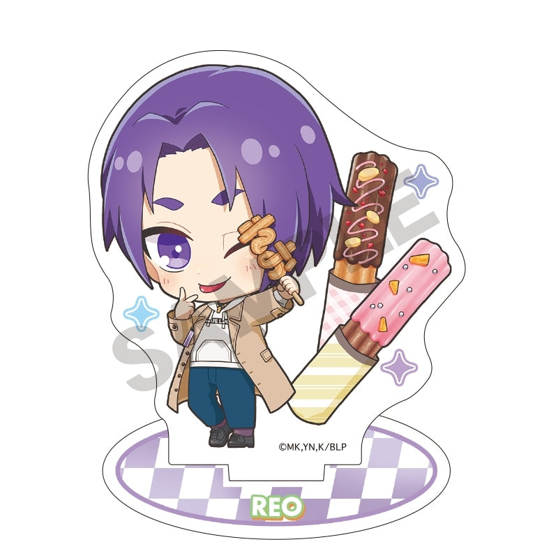 (Goods - Acrylic Stand) [Blue Lock] Acrylic Stand Reo Mikage CharaPeko Hoodie