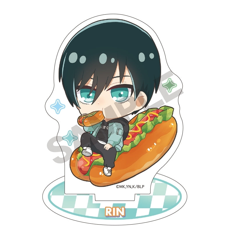(Goods - Acrylic Stand) [Blue Lock] Acrylic Stand Rin Itoshi CharaPeko Hoodie